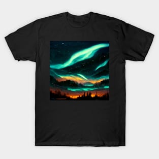Aurora Borealis - Northern Light Show T-Shirt